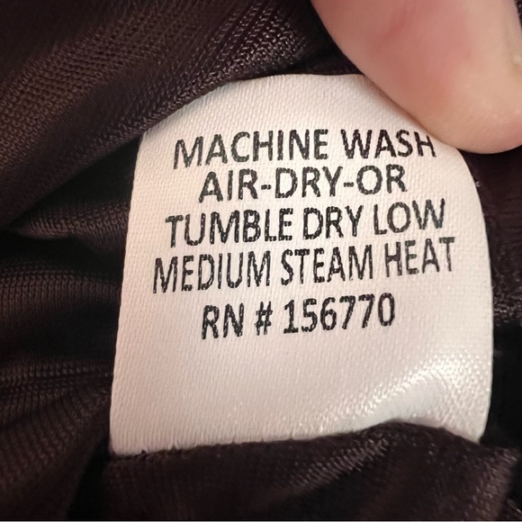 Roolee Mom 100% Linen Crinkle Dress with front pockets size small - Picture 9 of 12